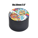 4 Layers Zinc  Dry Herb Tobacco Weed Grinder