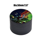 4 Layers Zinc  Dry Herb Tobacco Weed Grinder