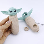 Baby Yoda Metal Pipe